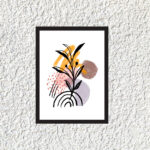 Abstract wall art (leaf 3)