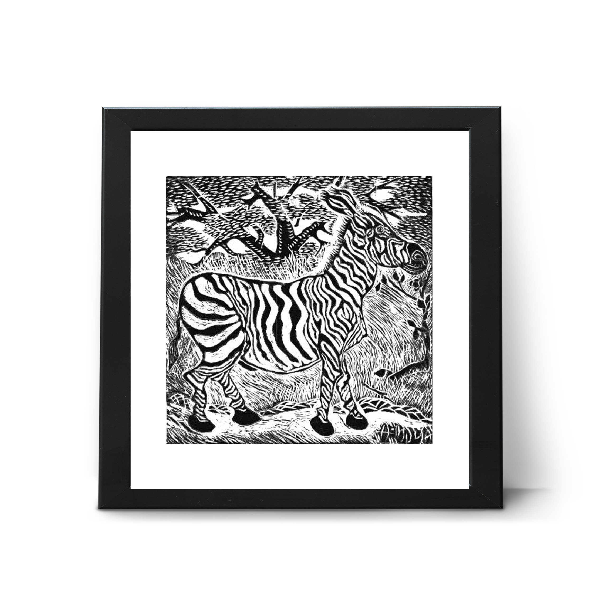 Wall art (zebra)